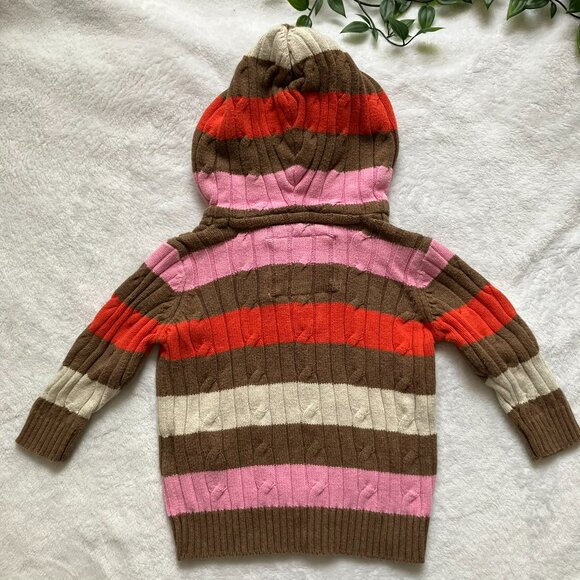 Tommy Hilfiger Baby 6-9M Striped Hooded Sweater | 100% Cotton Knit | VGUC - Picture 16 of 16